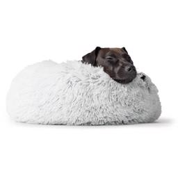 Hunter Donut Fluffy Hundeseng Design Loppa Relax White